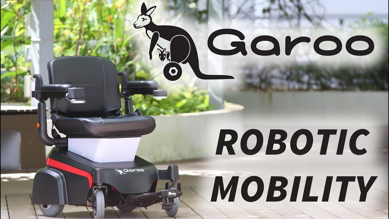 GAROO wheelchair robot in an airport or hospital environment